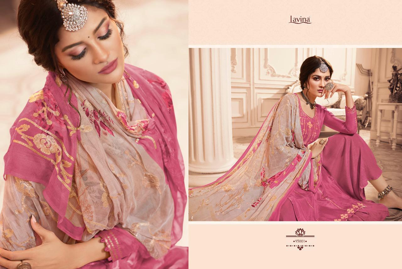 Lavina Vol 93 Series 93001 To 93006 Designer Party Wear Suits Wholesale Supplier Gujarat