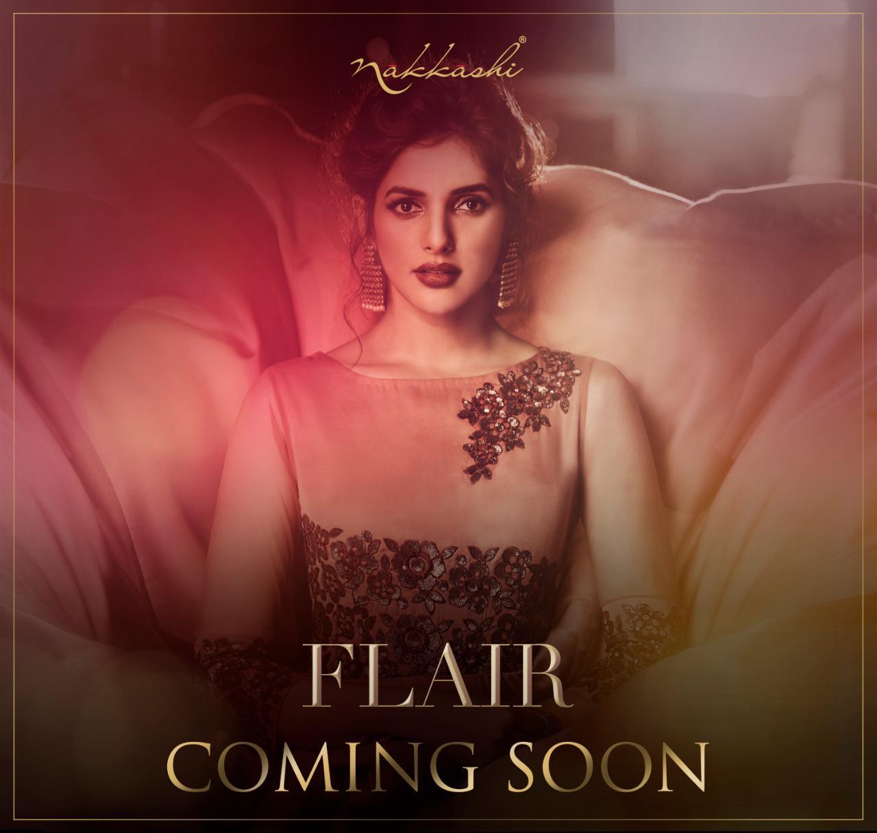 Nakkashi Flair Series 3080 To 3086 Designer Party Wear Gowns Set Nd Single Wholesale Supplier Gujara...