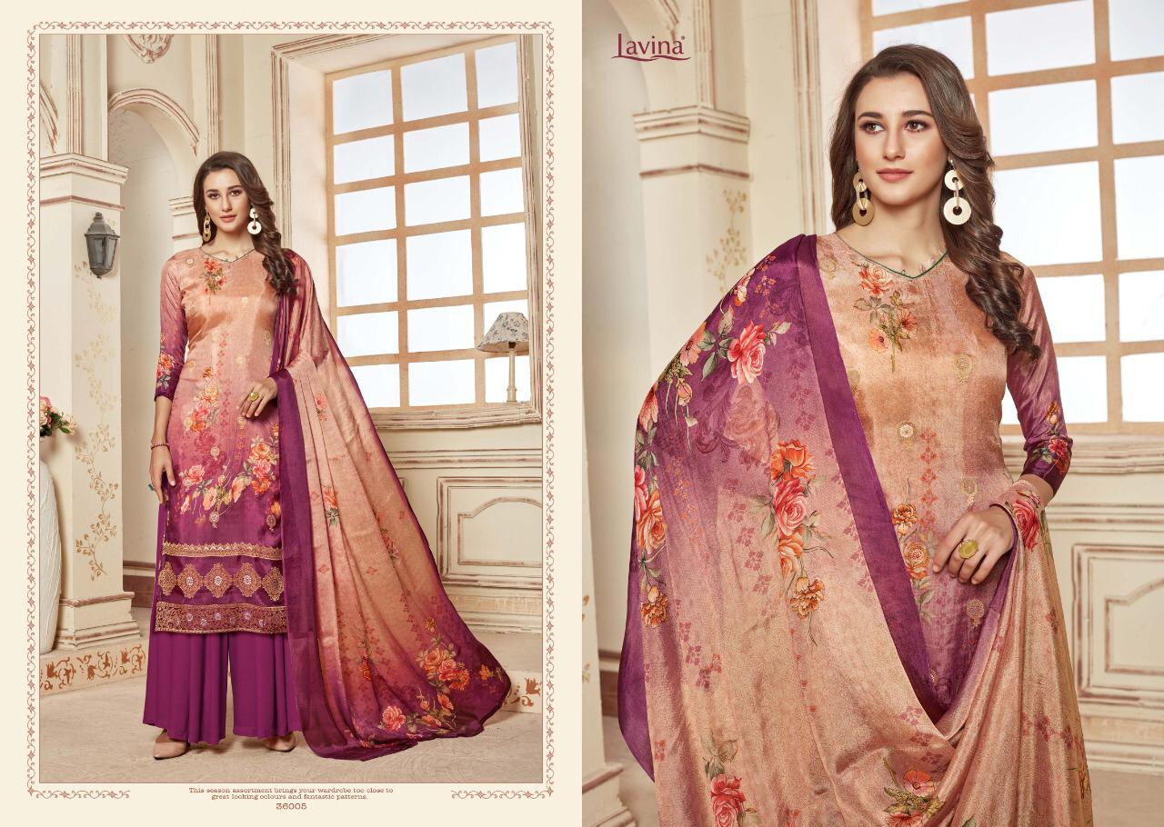 Lavina 36 Series 36001 To 36006 Designer Party Wear Suits Wholesale Supplier Gujarat