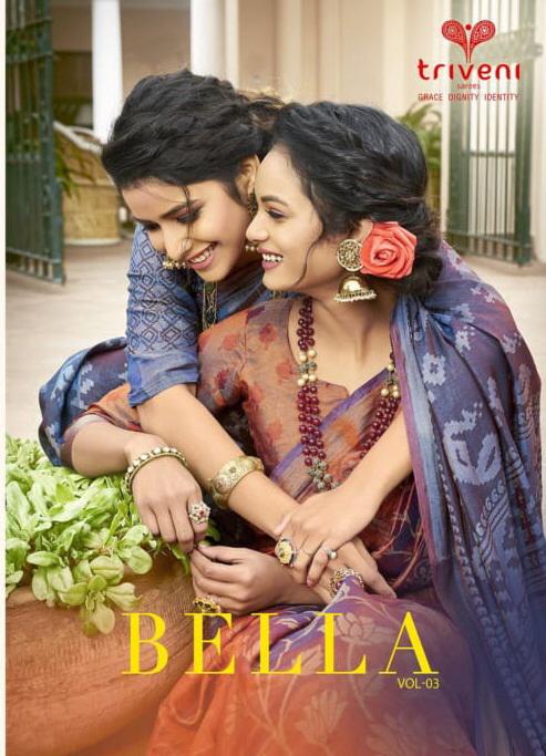 Bella Vol 3 By Triveni Silk Brasso Sarees Wholesale Supplier And Dealer Surat