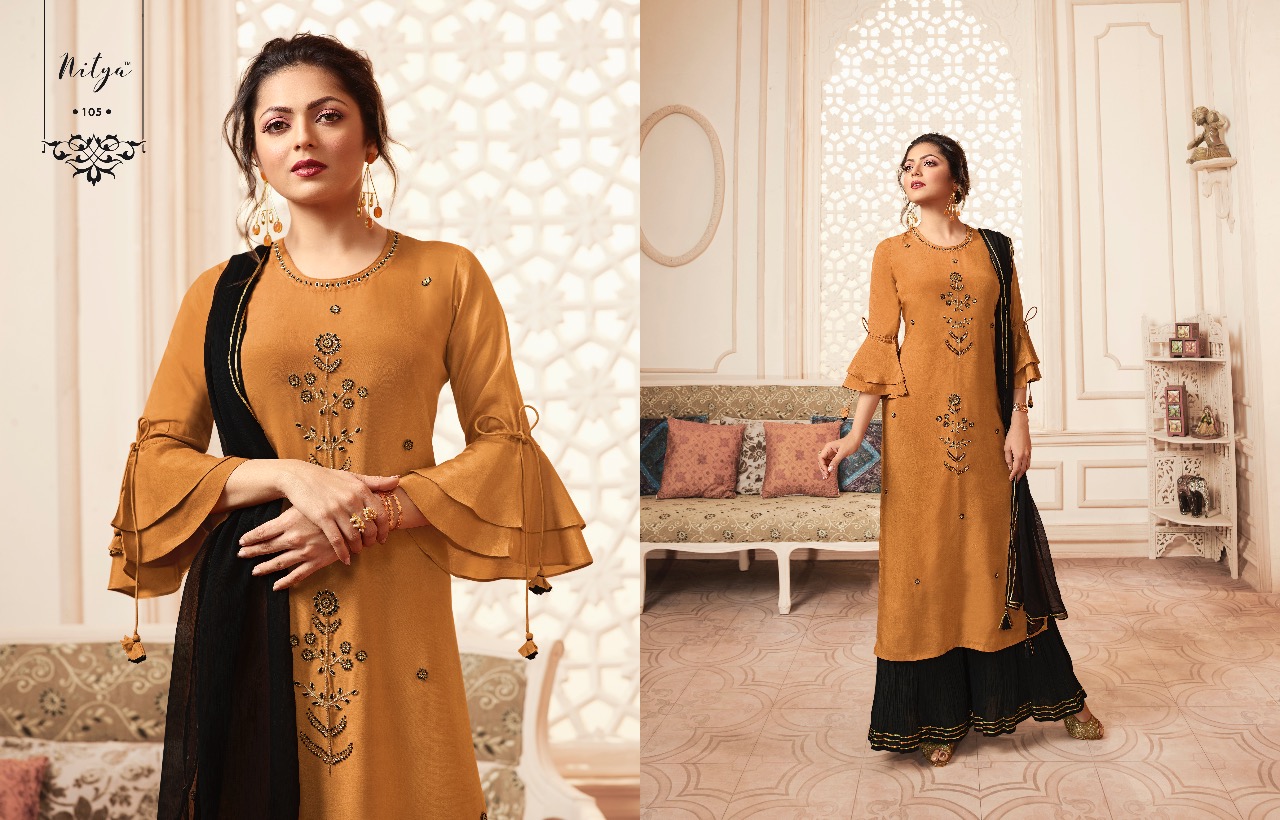Lt Nitya Vivana  Series 101 To 107 Beautiful Readymade Occasion Wear  Collection Wholesale Supplier ...