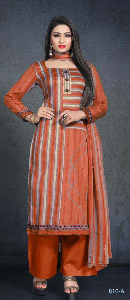 Lajjo 810 By Bipson Cotton Printed Dress Materials Wholesale Supplier Surat