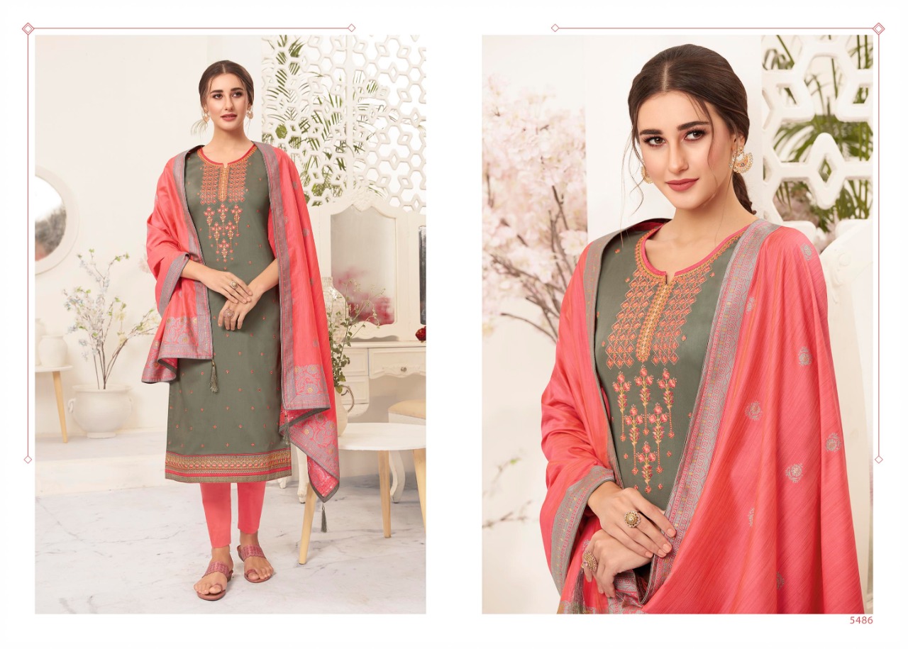Raj Gharana By Kessi Jam Silk Dress Materials Wholesale Supplier And Dealer Surat