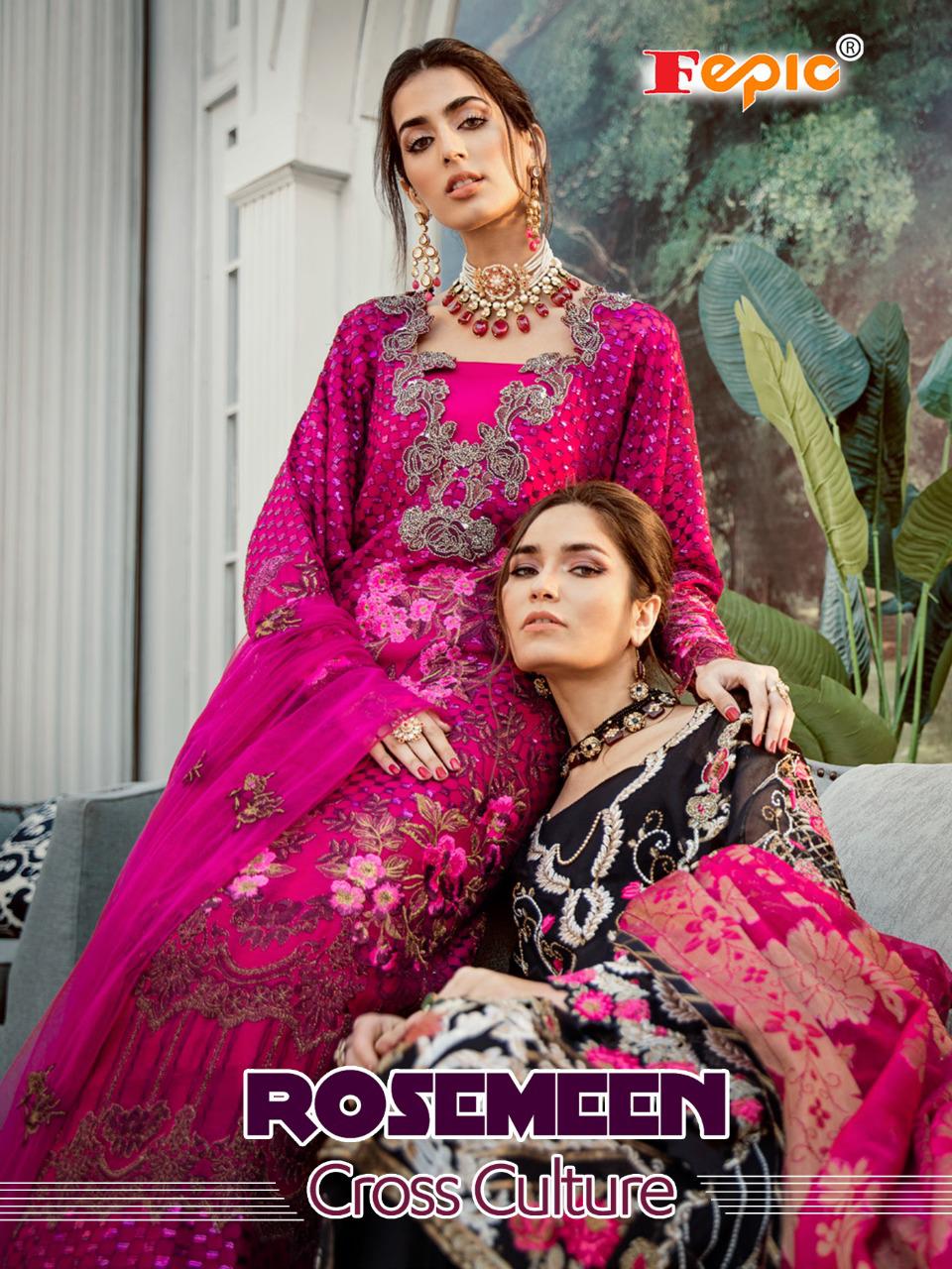 Rosemeen Cross Culture By Fepic Pakistani Suits Wholesale Supplier And Dealer Surat
