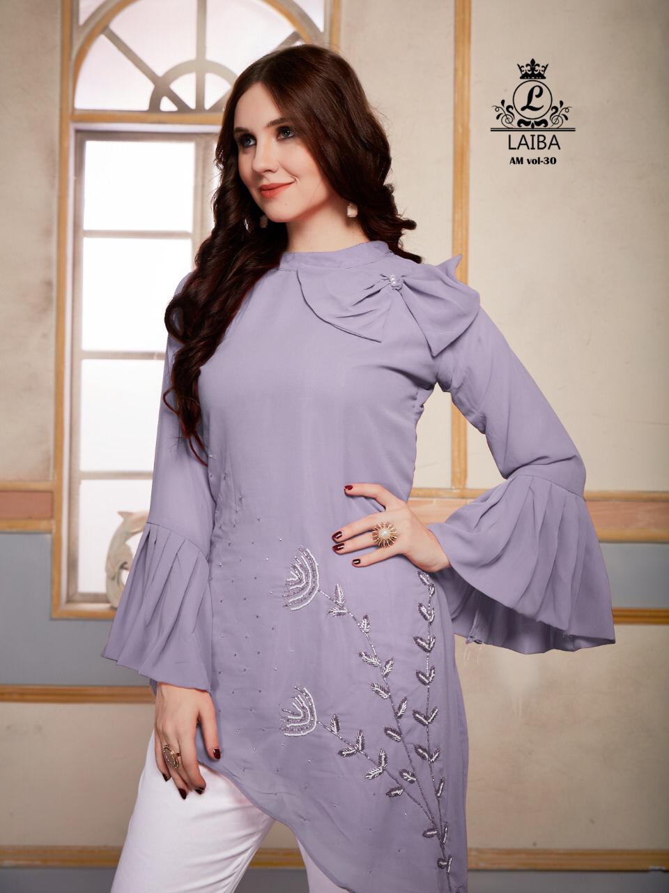 Laiba Am Vol 30 Kurtis With Bottom Wholesale Supplier And Dealer Surat