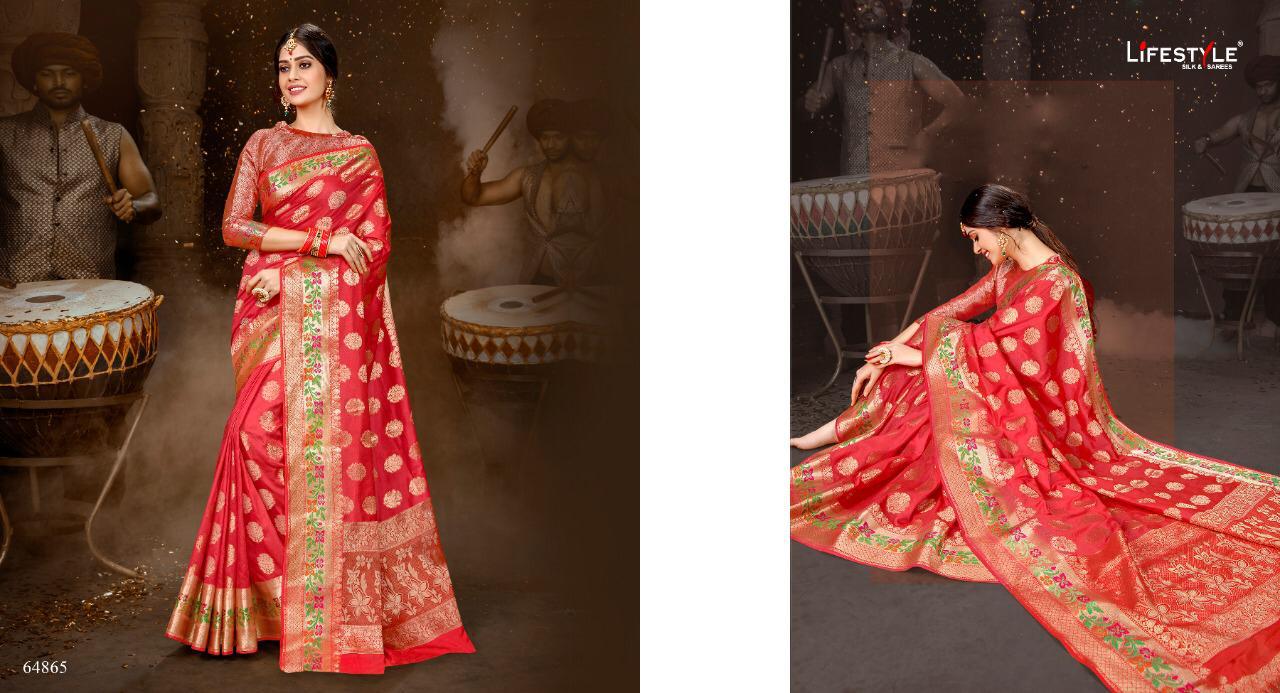 Kashmiri Silk Vol 4 By Lifestyle Silk Sarees Wholesale Supplier And Dealer Gujarat