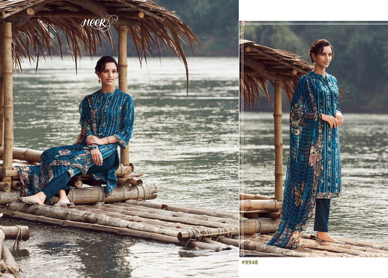 Kinari By Kimora Heer Series 9941 To 9948 Designer Suits Set And Single Wholesale Supplier And Deale...