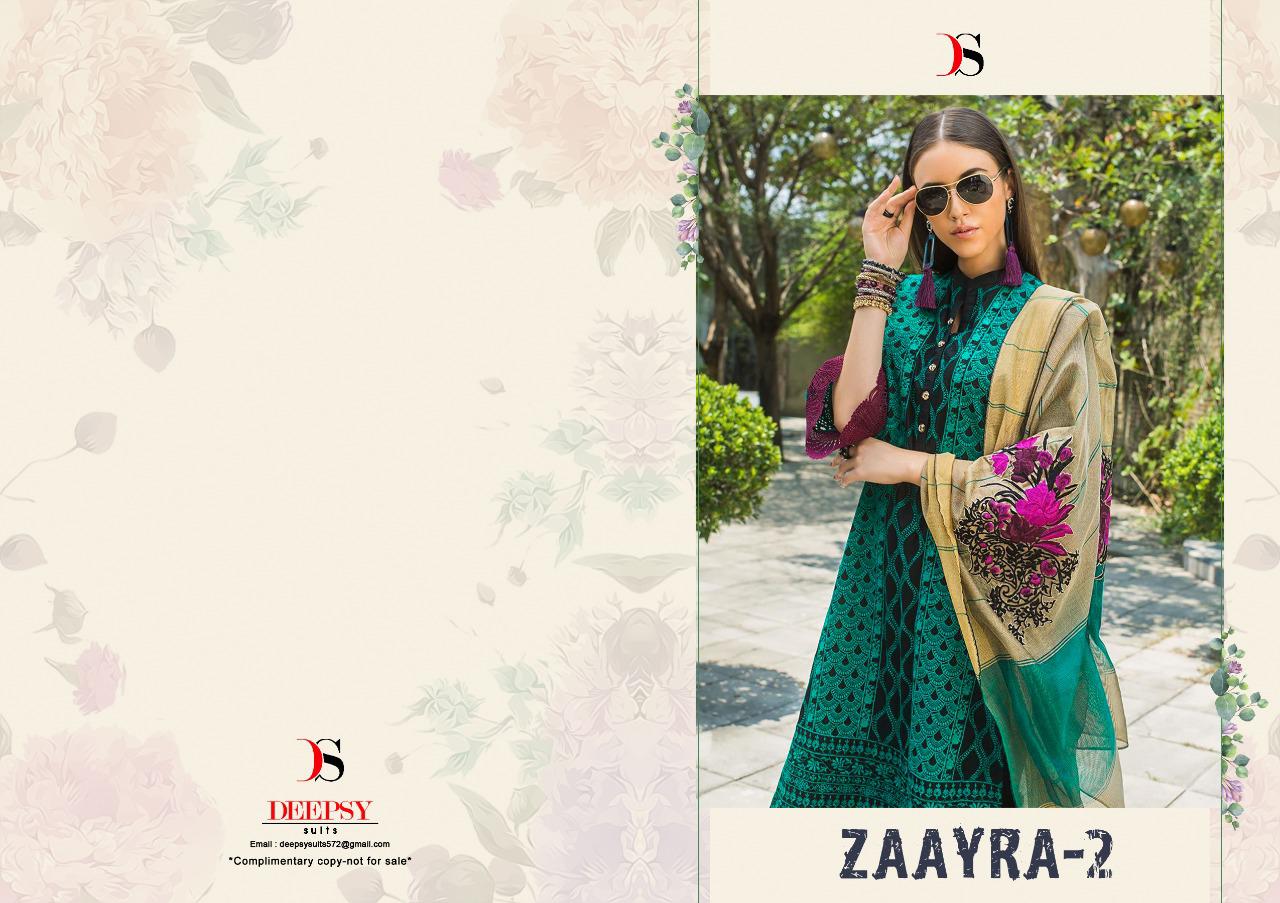 Zaayra Vol 2 By Deepsy Pakistani Suits Wholesale Supplier And Dealer Surat