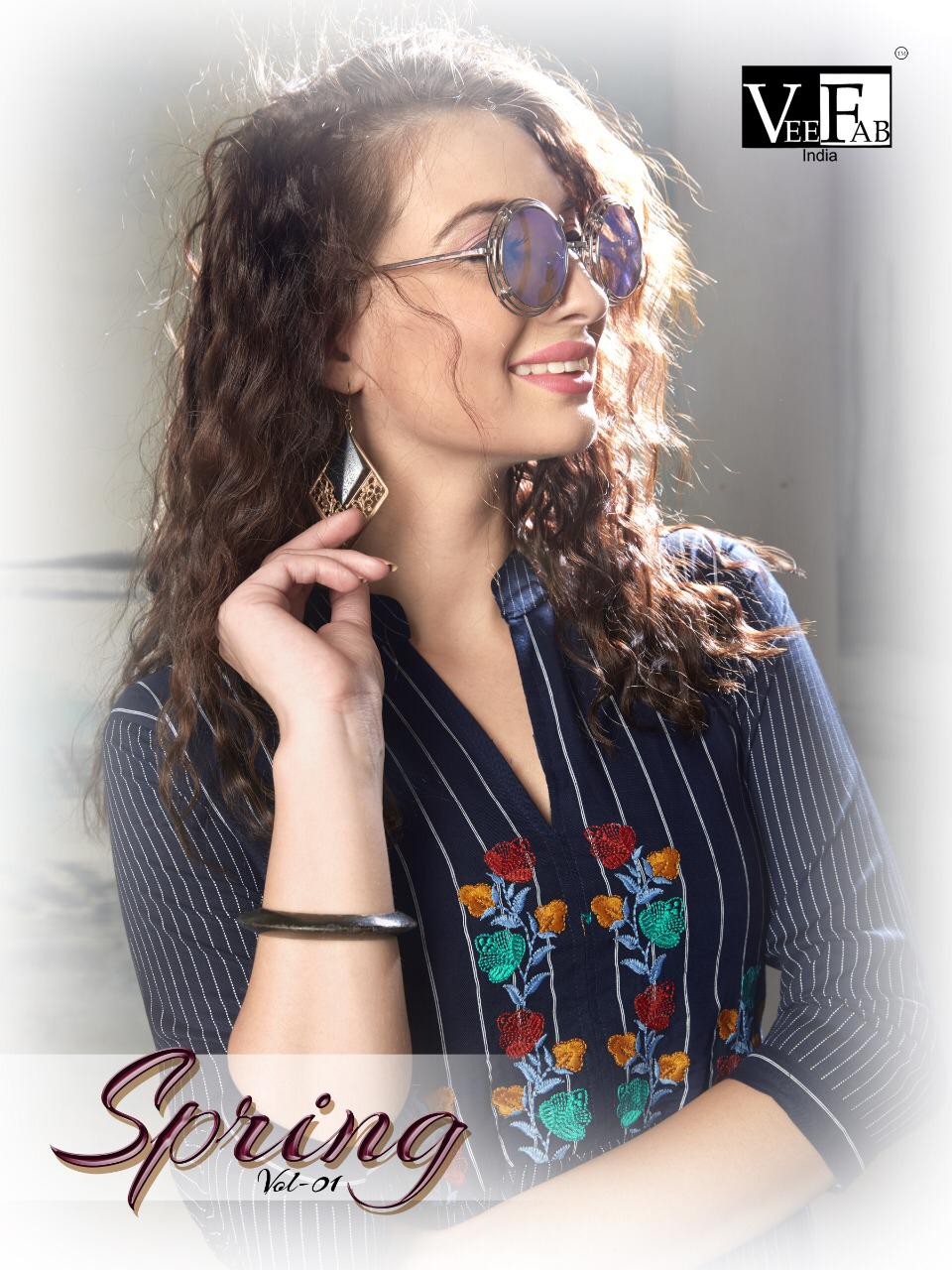 Spring By Vee Fab India Reyon Kurtis Wholesale Supplier Gujarat