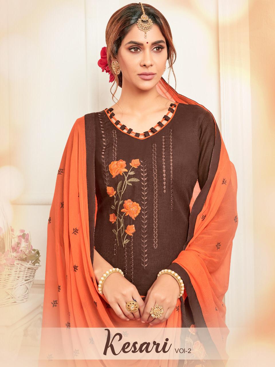 Kesari 2 By Raghav Dress Materials Wholesale Supplier And Dealer Gujarat