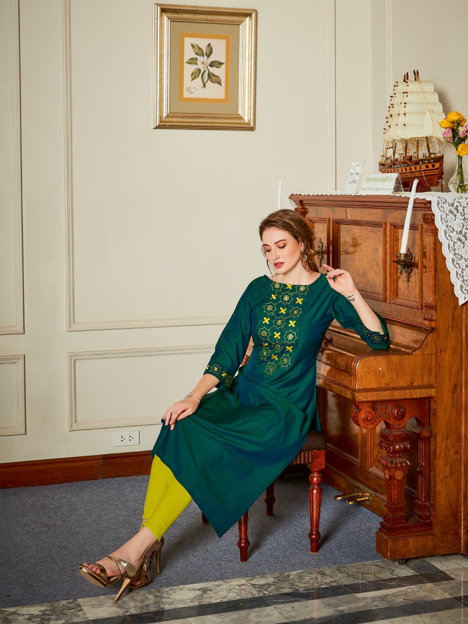 Mirror By Vitara Fashion Kurtis Wholesale Supplier And Dealer Surat