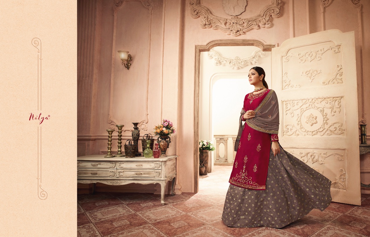 Lt Nitya Vol 153 Series 5301  To 5307 Designer Party Wear Suits  Wholesale Supplier And Dealer Gujar...