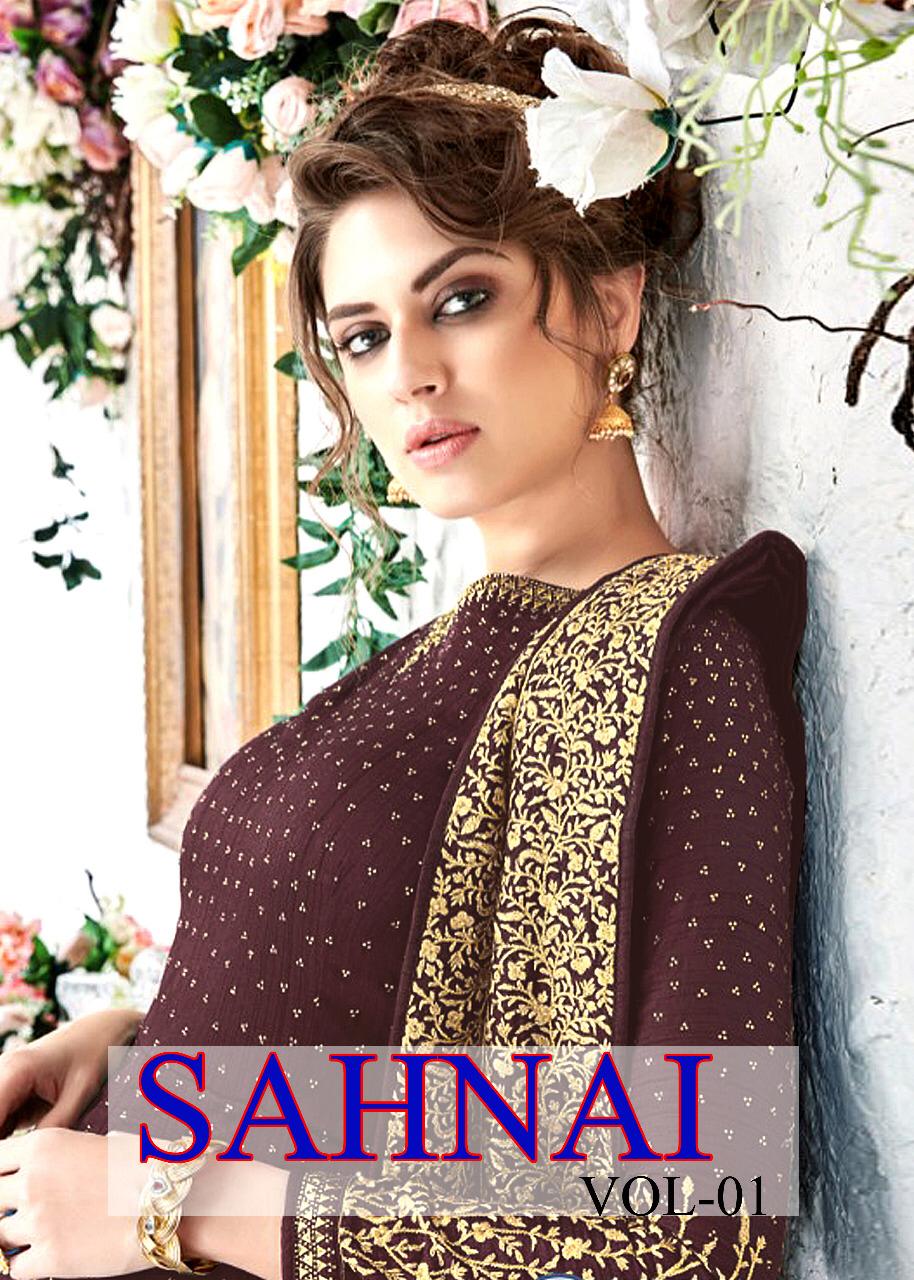 Sahnai Vol 1 By Volono Trendz  Designer Party Wear Suits Set And Single Wholesale Supplier And Deale...