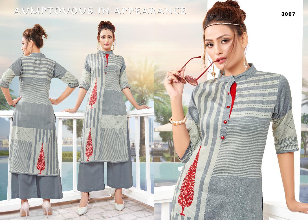Soul Vol 3 By Vastra Moda Kurtis With Plazzo Wholesale Supplier And Dealer Surat