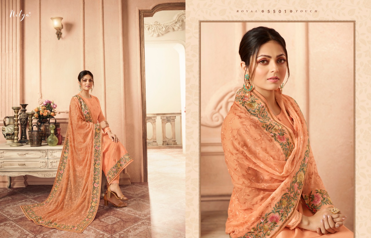 Lt Nitya Vol 155 Series 5501 To 5506 Designer Occasion Wear Suits Wholesale Supplier Gujarat