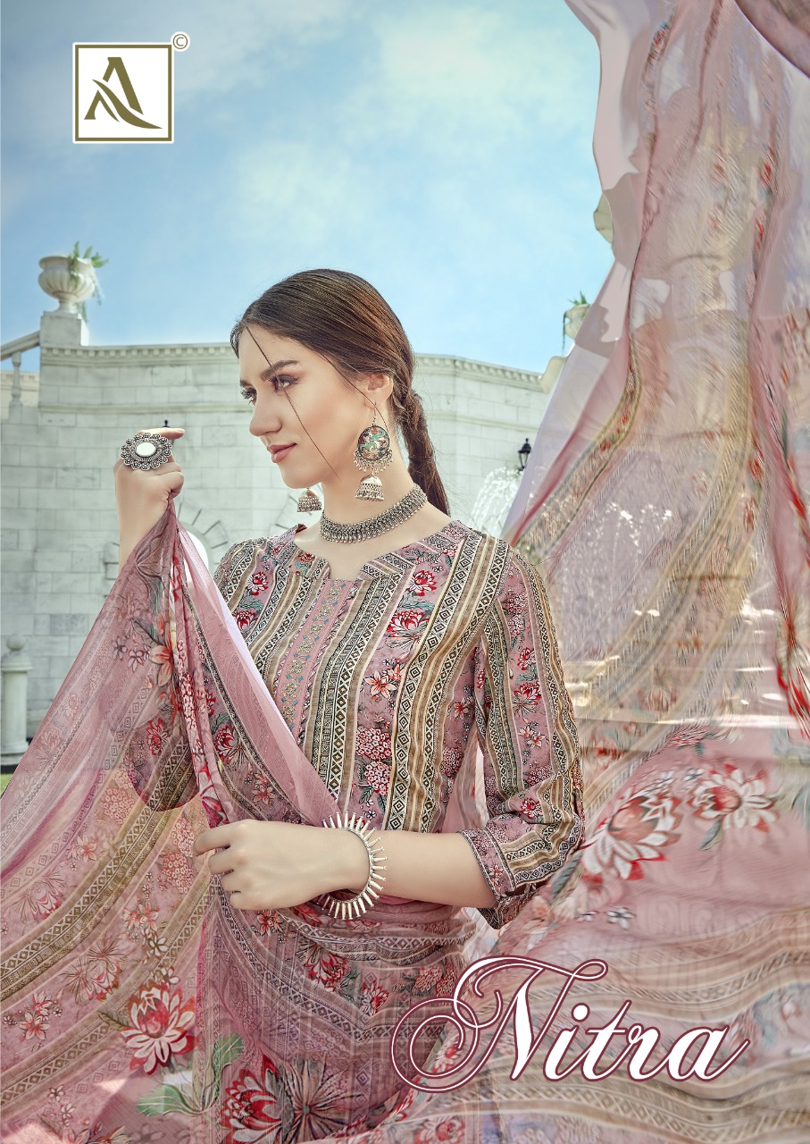 Nitra By Alok Suits Designer Dress Material Wholesale Supplier Gujarat