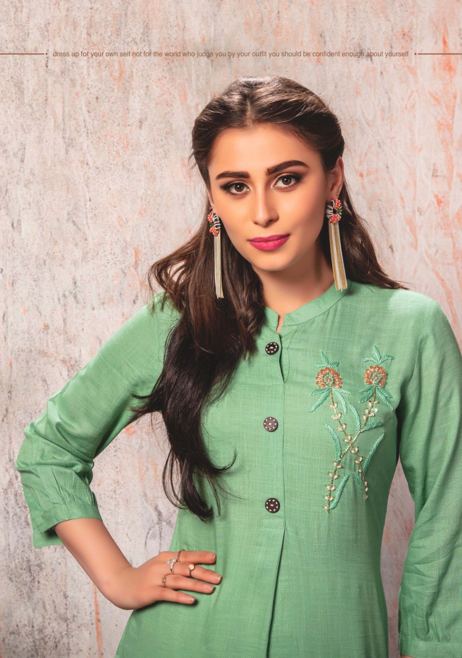 Kanisha By Mayree India Reyon Kurtis Wholesale Supplier Surat