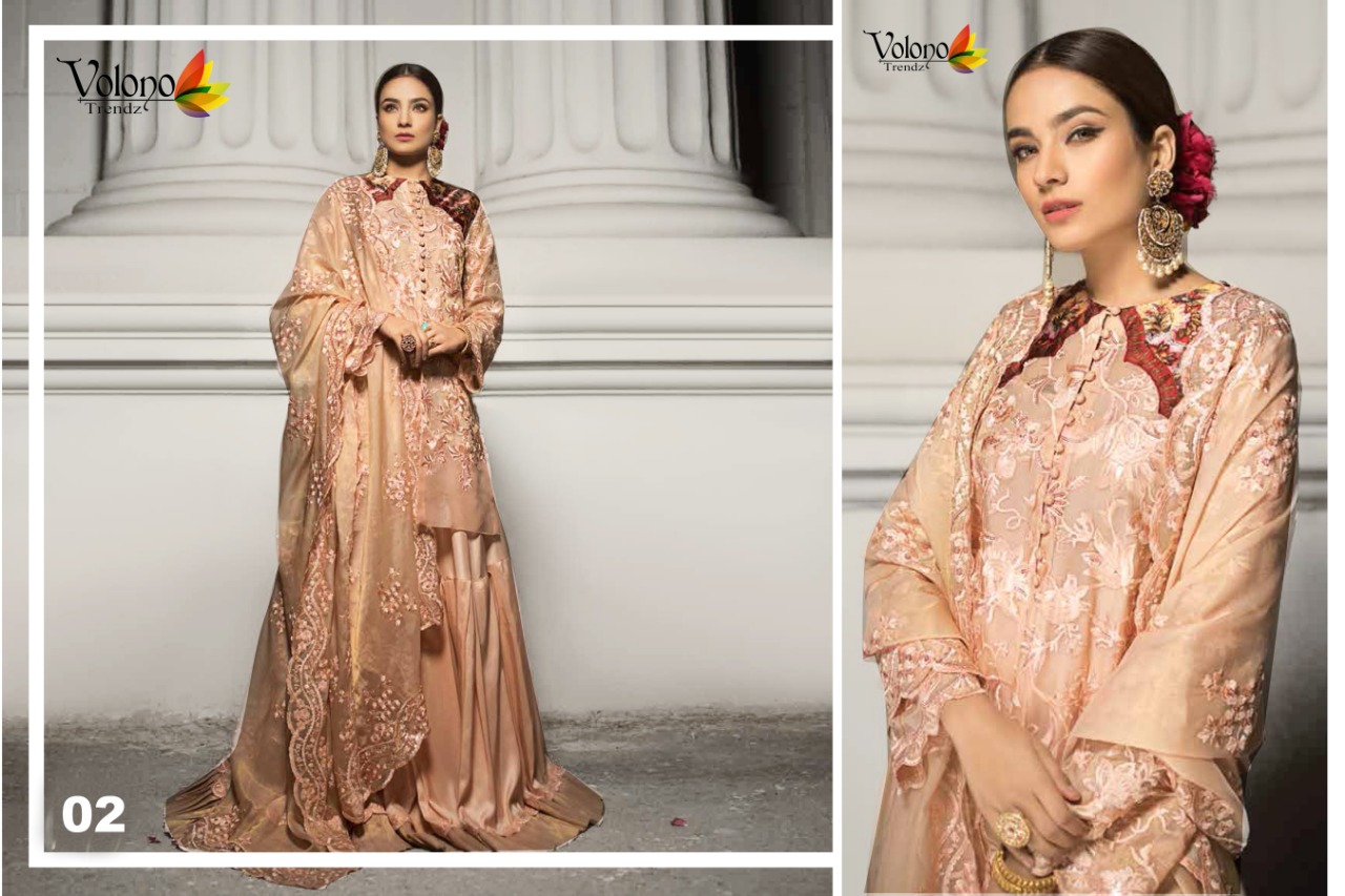 Honey Waquer  Nx By Volono Trendz Pakistani Suits Wholesale Supplier Gujarat