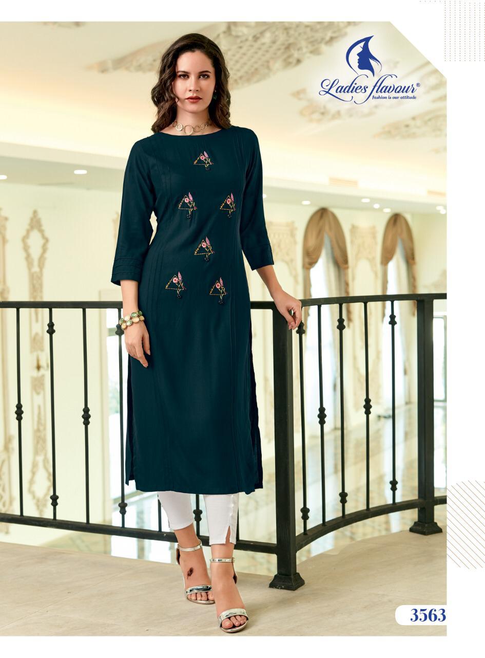 Serena By Ladies Flavour Reyon Kurtis  Wholesale Supplier Surat