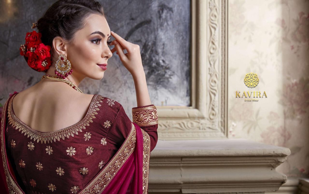 Kavira  Series 1001 To 1009 Silk Designer Occasion Wear Sarees Wholesale Supplier Gujarat