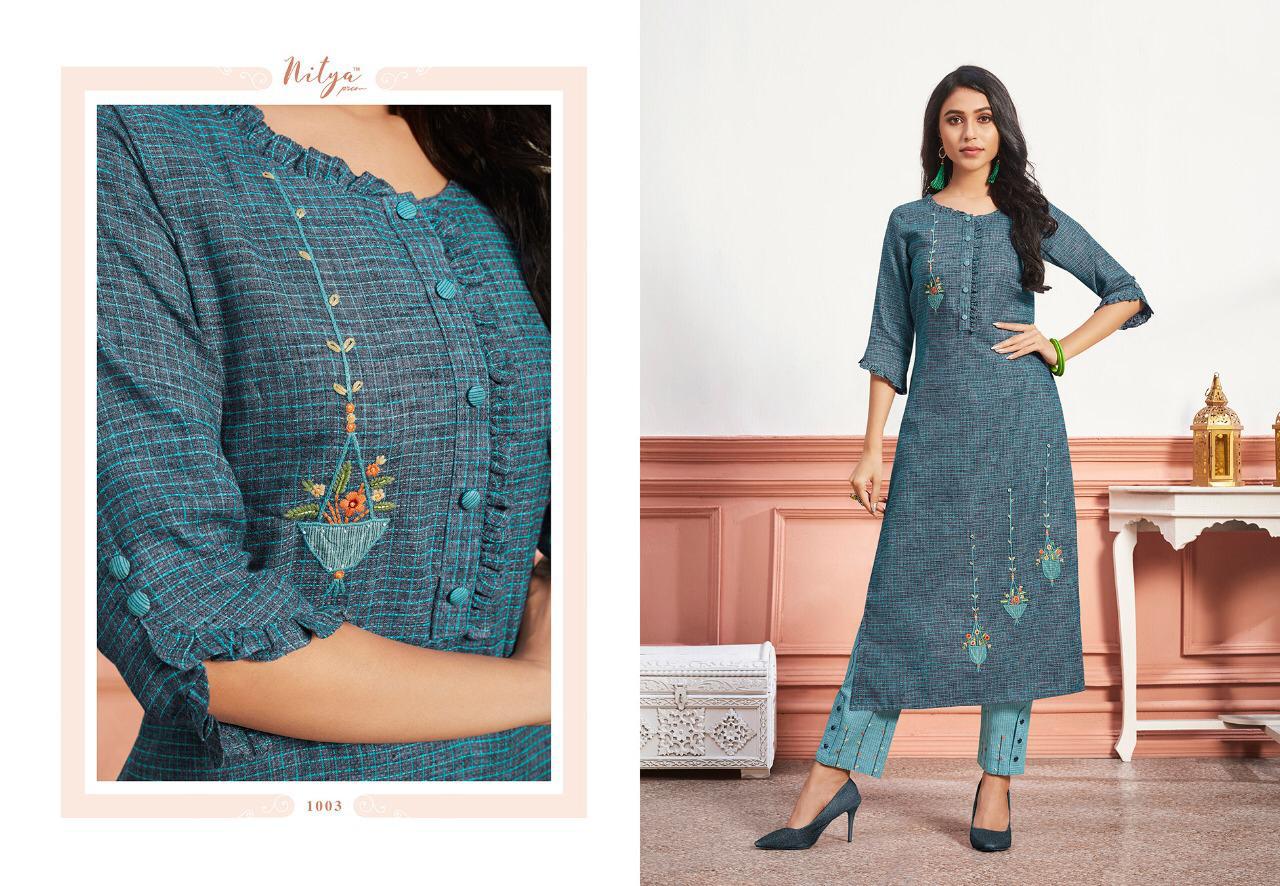 Lt Nitya Inaaya Vol 2  Kurtis With Bottom Wholesale Supplier Gujarat