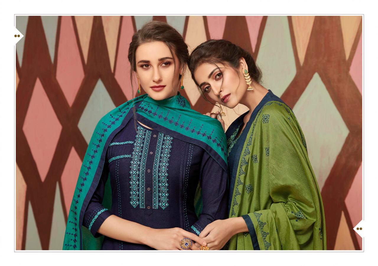 Arties By Patiyala Vol 4 By Kalaroop By Kajree Reyon Ready To Wear Suits Wholesale Supplier Gujarat