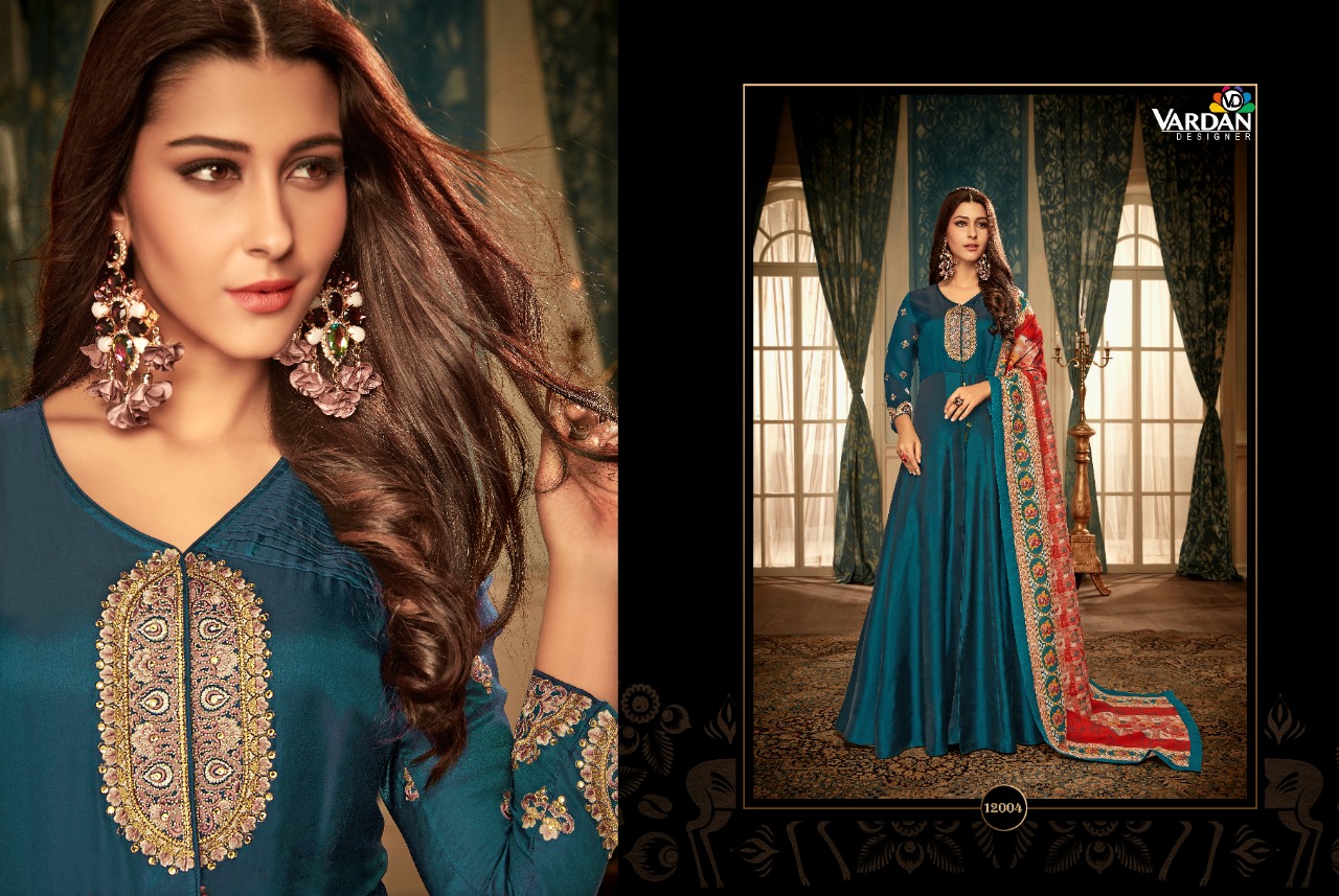 Ramia By Vardan Designer Musline Designer Gowns With Duppta Wholesale Supplier And Dealer Gujarat