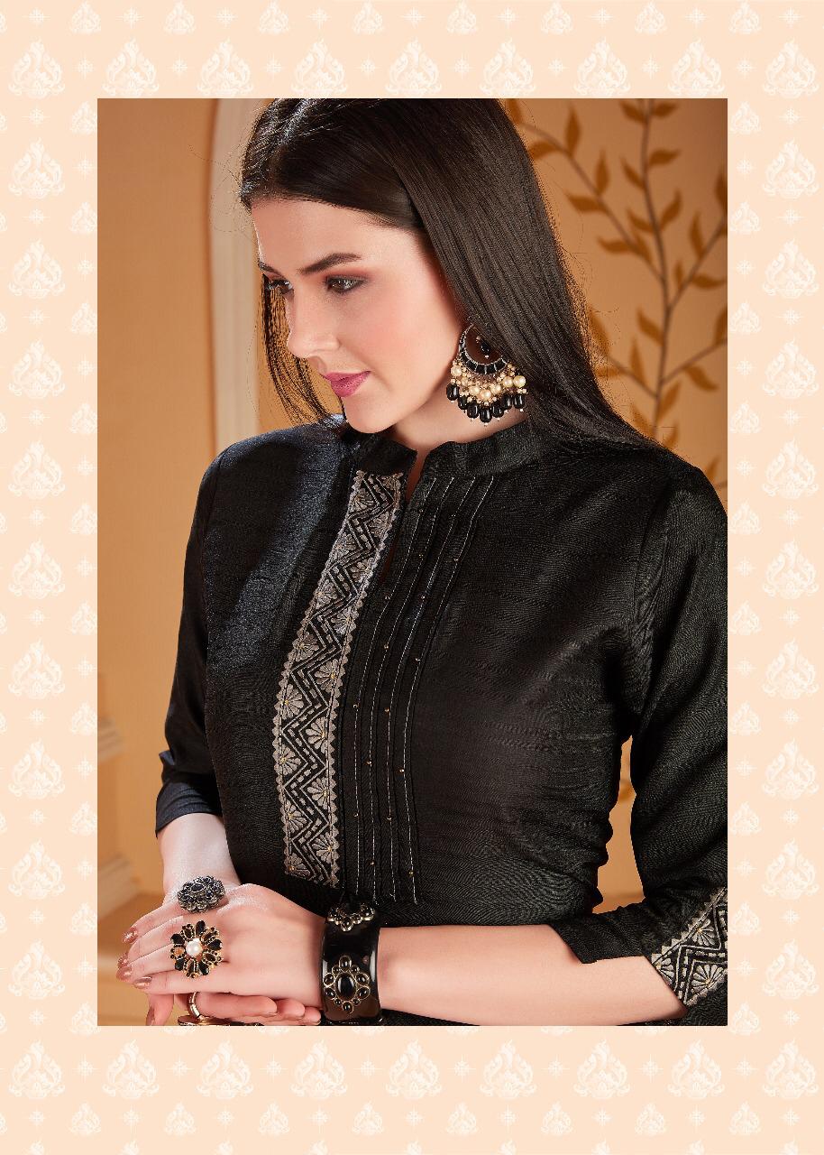 Plazzo House By Dehliz Matka Silk Kurtis With Plazzo  Wholesale Supplier And Dealer Gujarat