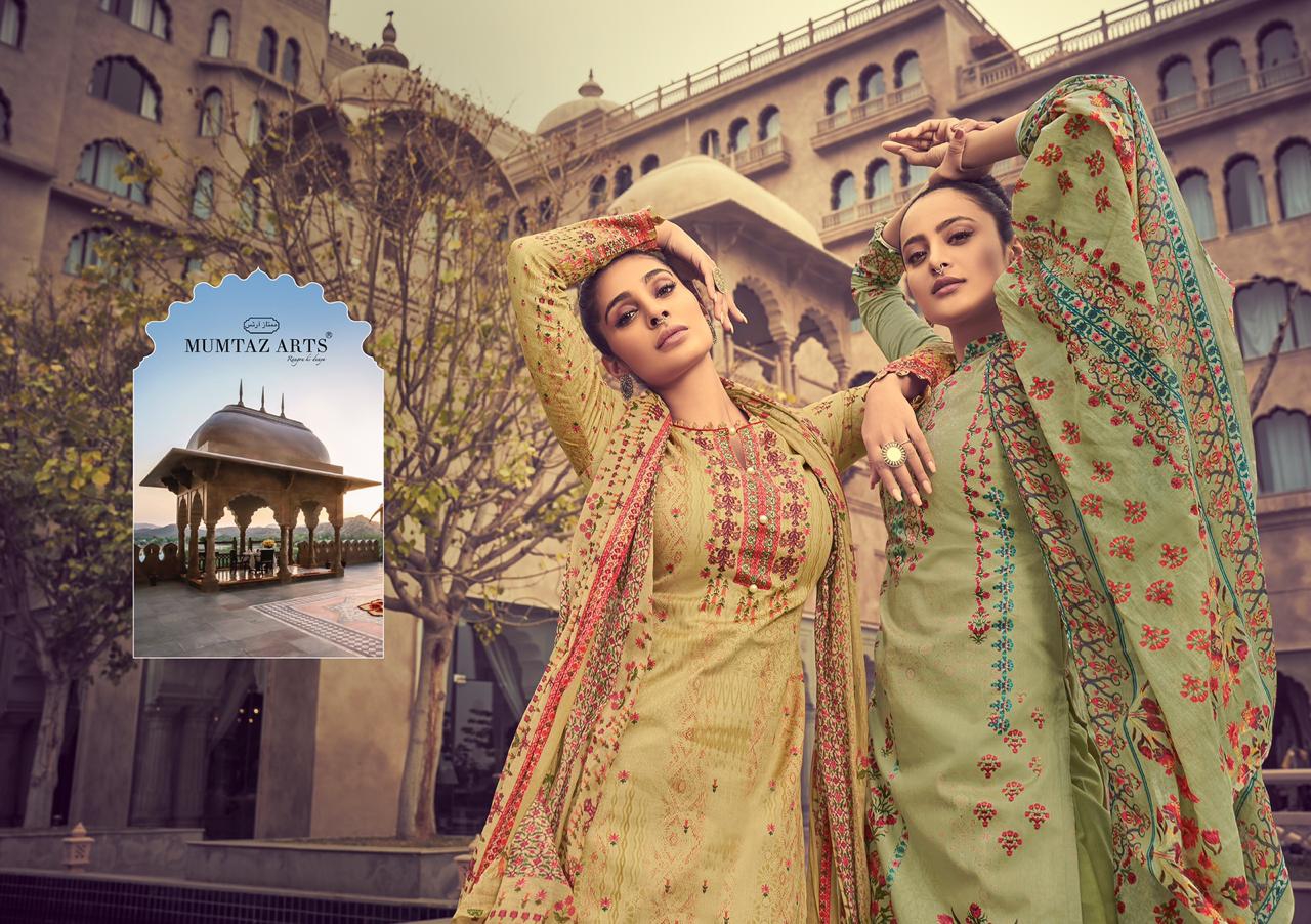 Gulbagh By Mumtaz Arts Satin Dress Matarials Wholesale Supplier Gujarat