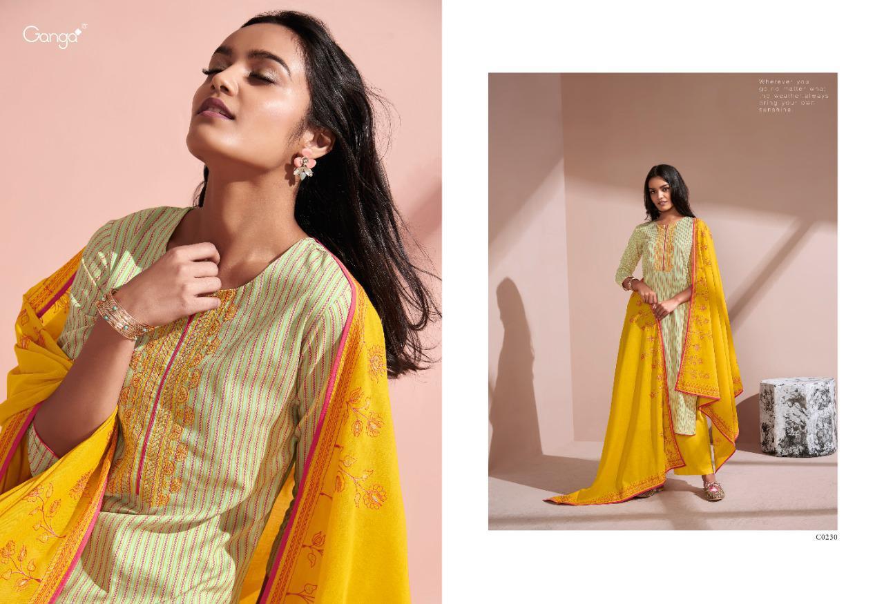 Ganga Sunshine Designer Suits Wholesale Supplier Gujarat