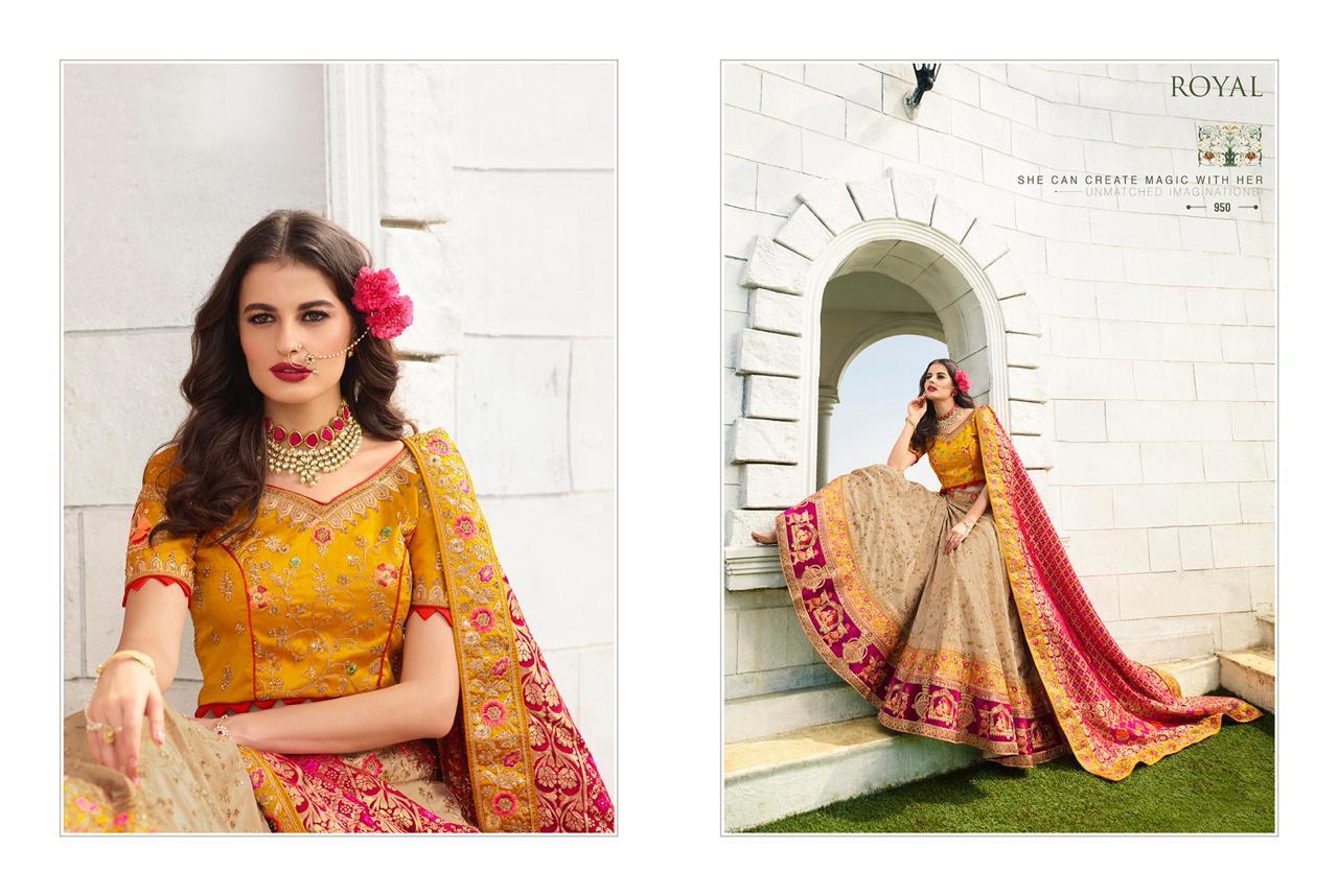 Royal Vol 11 Series 946 To 952 Designer Occasion Wear Lehngas Wholesale Supplier Surat