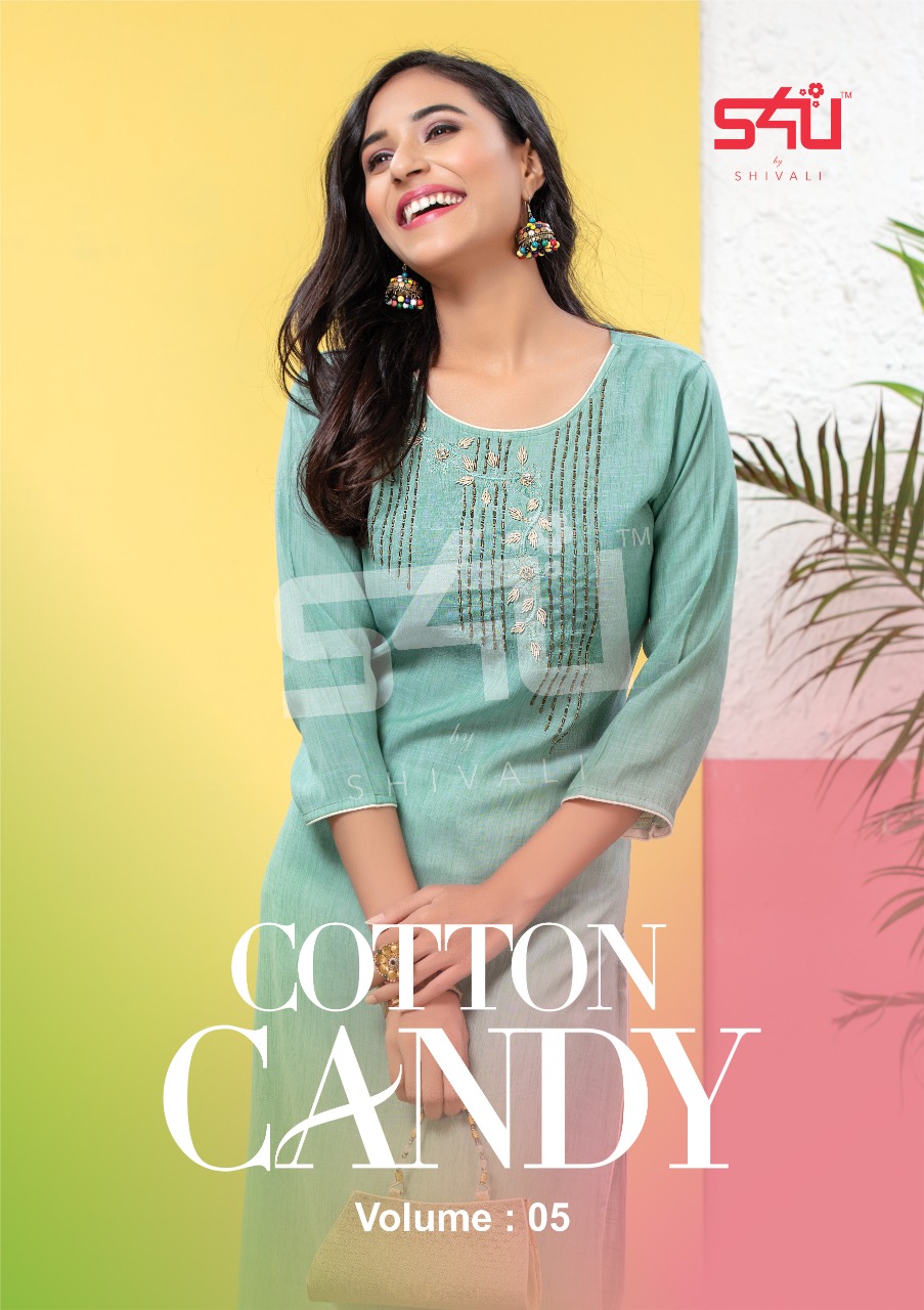 Cotton Candy Vol 5 By S4u Shivali Designer Kurtis Wholesale Supplier Gujarat