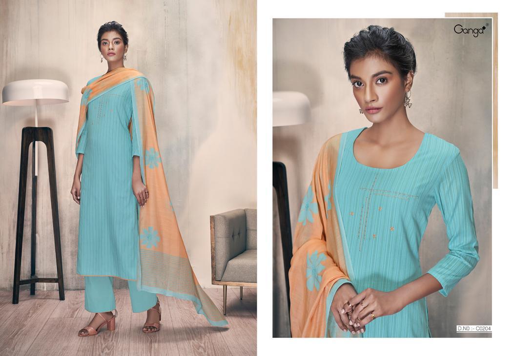 Zella Ganga Series C0196 Designer Suits Wholesale Supplier Gujarat