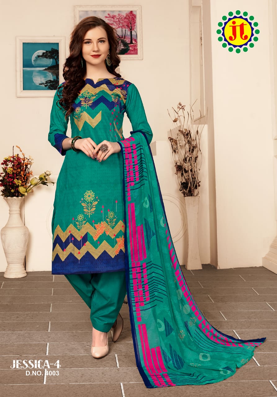 Jt Jassica Vol 4 Cotton Suits  Wholesale Supplier And Dealer Gujarat
