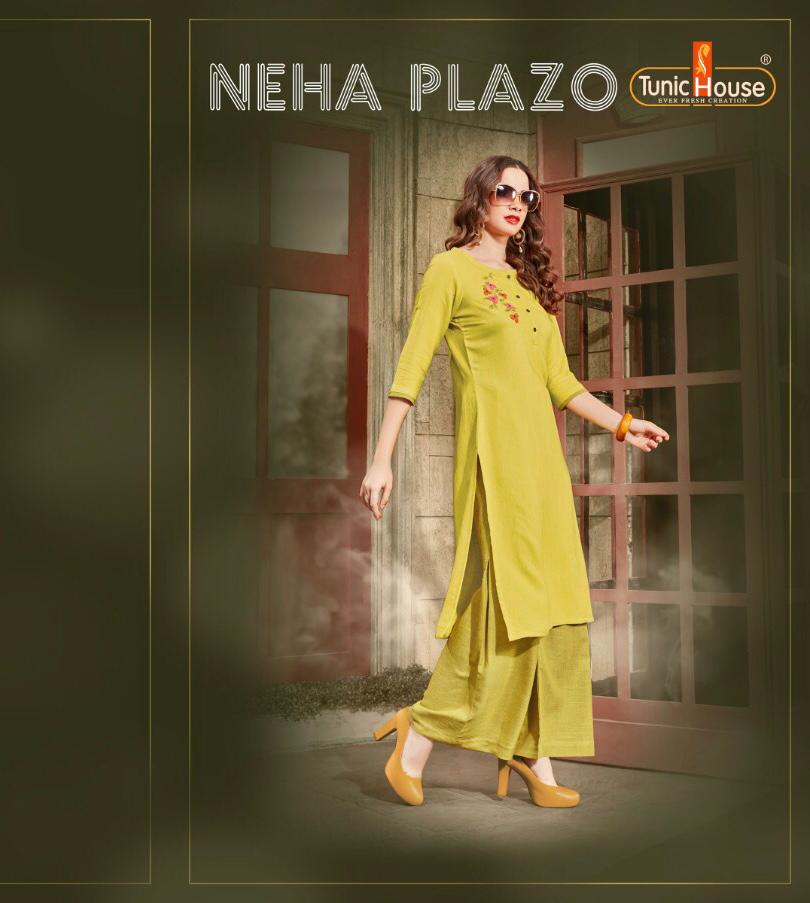 Tunic House Neha Plazzo Kurti With Bottom Wholesale Supplier Gujarat