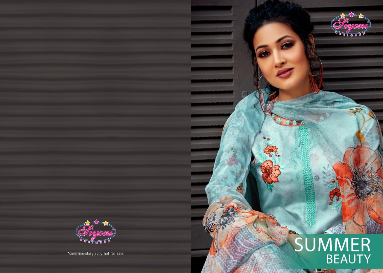 Summer Beauty By Siyoni Designer Suits Wholesale Supplier Surat