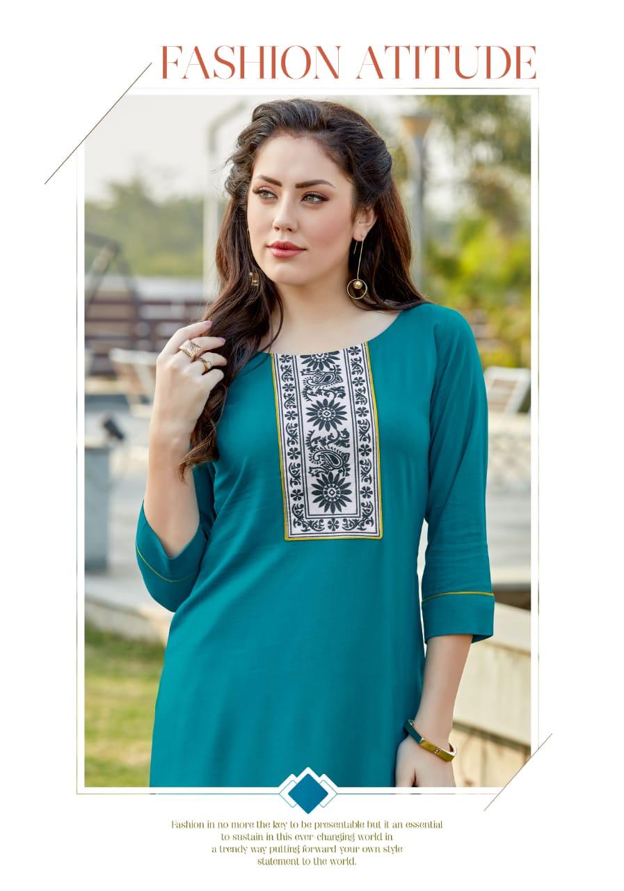 Palak Vol 21 By Mittoo Reyon Kurtis Wholesale Supplier Gujarat