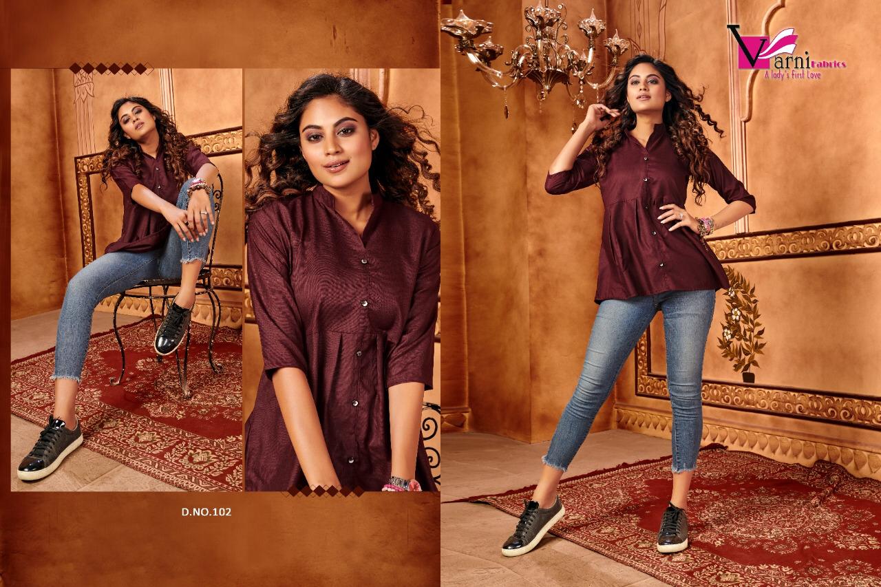 Zubi By Varni Western Top Wholesale Supplier Gujarat