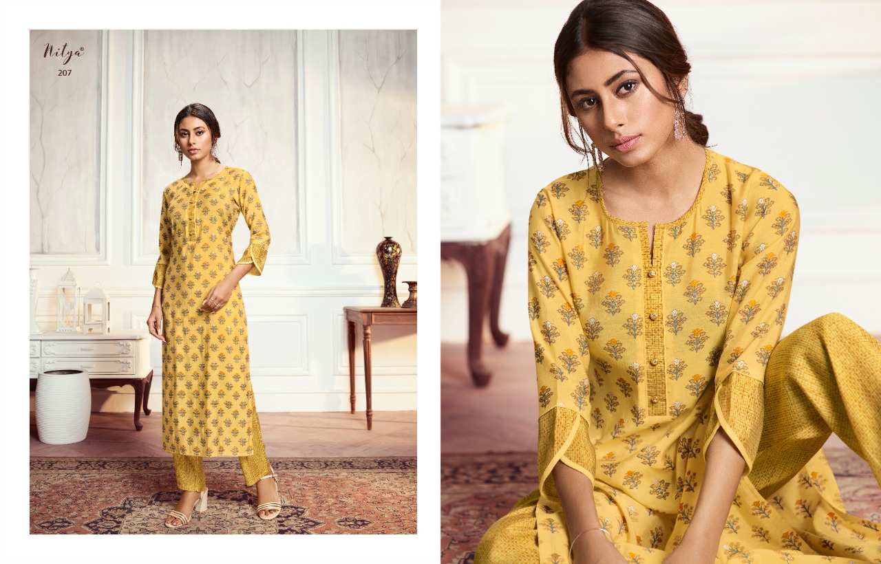 Aahna Vol 2 By Lt Nitya Kurtis With Bottom  Wholesale Supplier And Dealer Surat