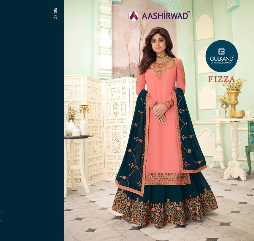 Aashirwad Fizza Series 7113 To 7118  Designer Party Wear Suits Set And Single Wholesale Supplier Guj...