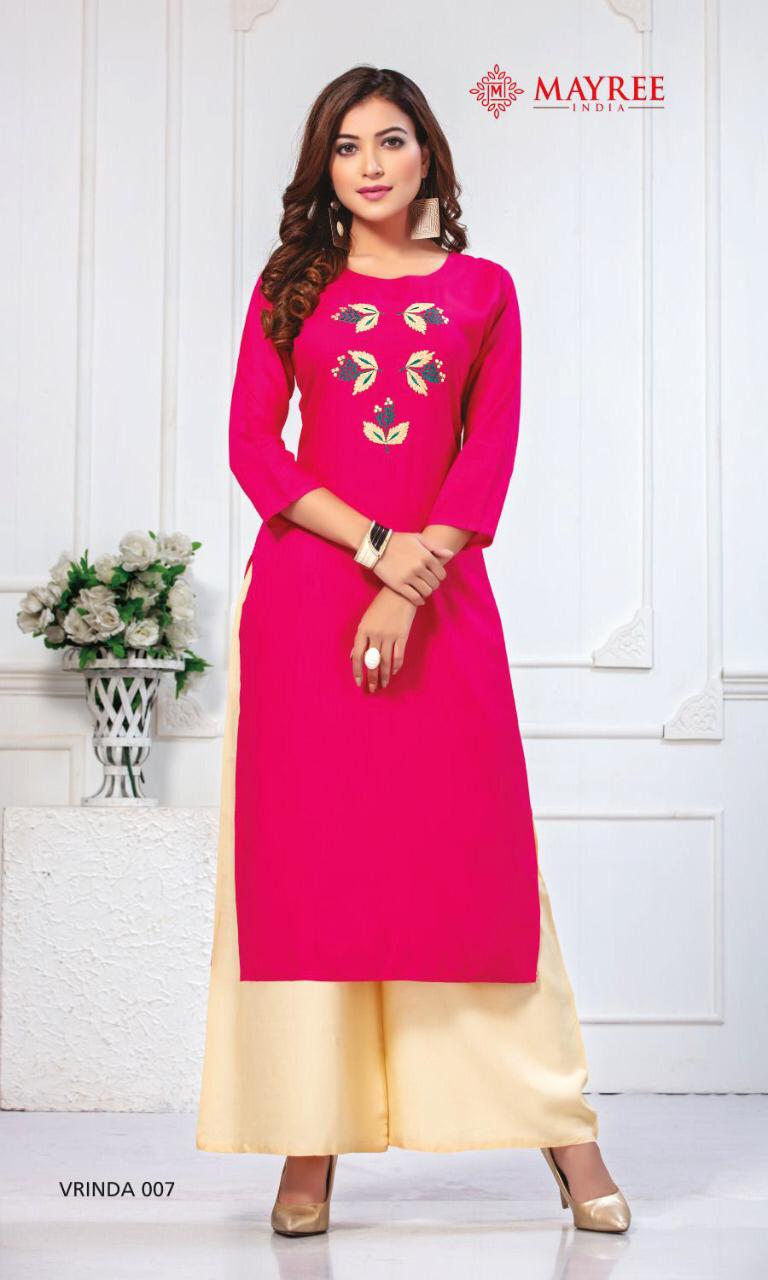 Mayree India Vrinda Kurtis With Bottom  Wholesale Supplier And Dealer Surat