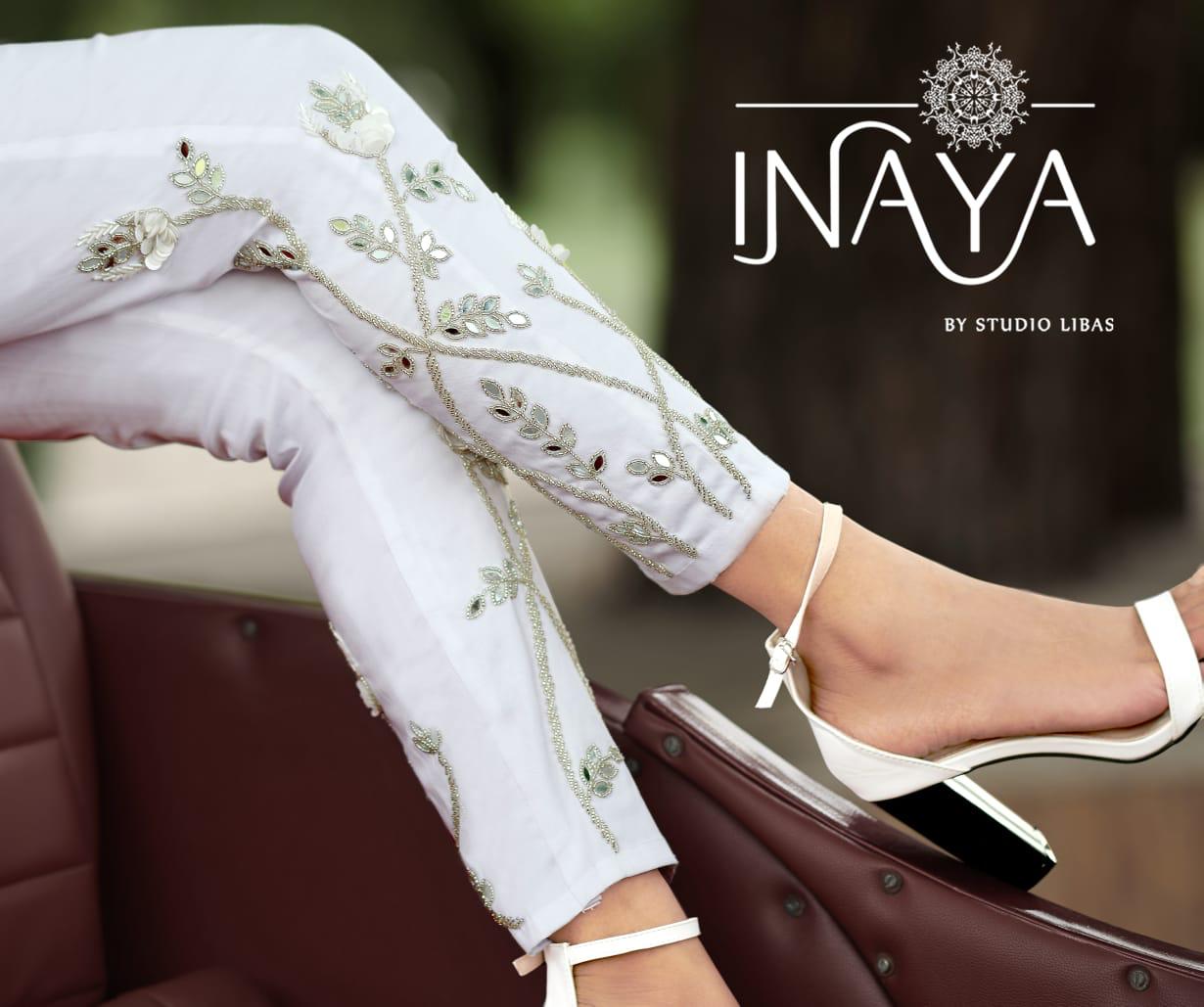Mirror Pants Cigarette 17 Inaya By Studio Libas Pants Wholesale Supplier And Dealer Gujarat