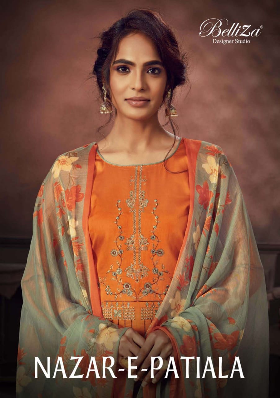Nazar E Patiala Vol 3 By Belliza Designer Studio Dress Materials Wholesale Supplier And Dealer Gujar...