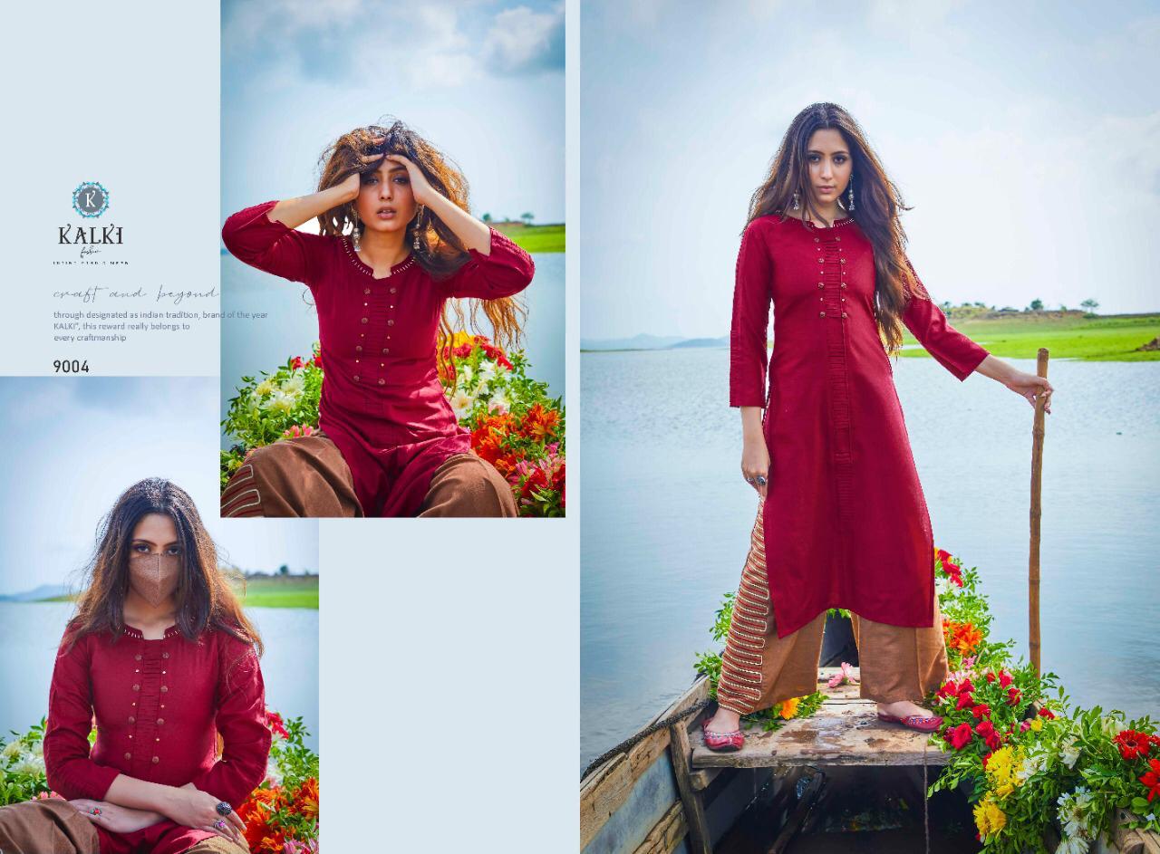 Mirow Vol 9 By Kalki Fashion Kurtis With Bottom  Wholesale Supplier And Dealer Surat