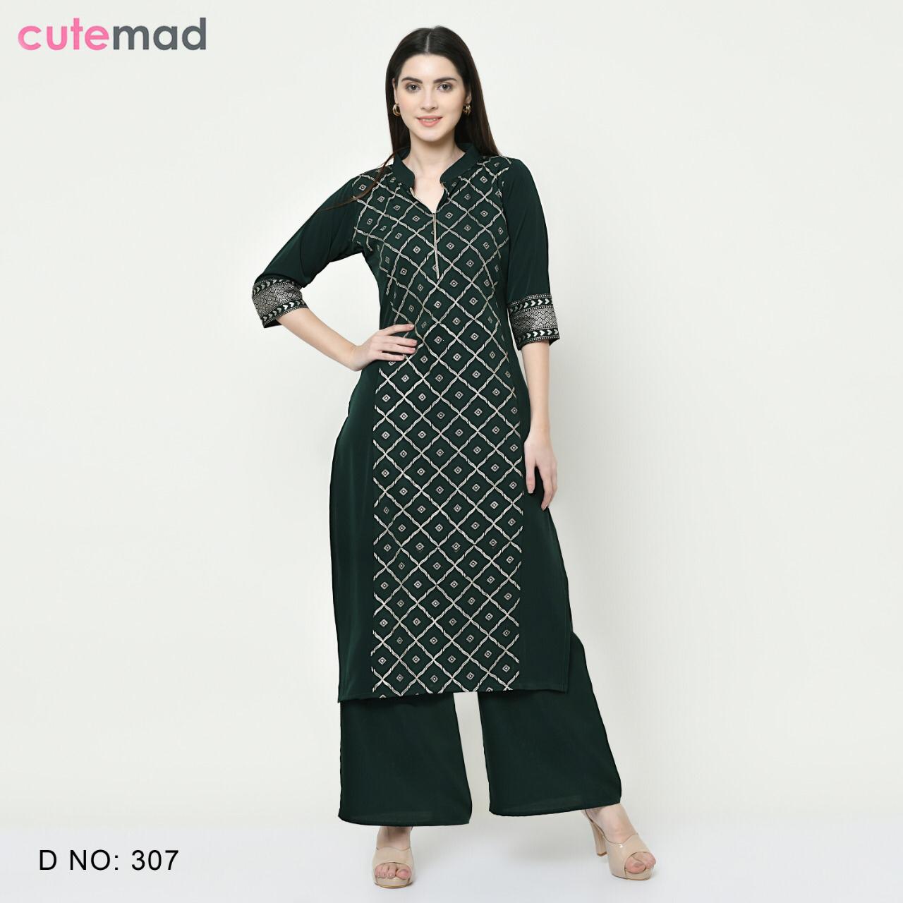 Cutemad Vol 3 By Kesari Exports Kurtis With Bottom  Wholesale Supplier And Dealer Surat