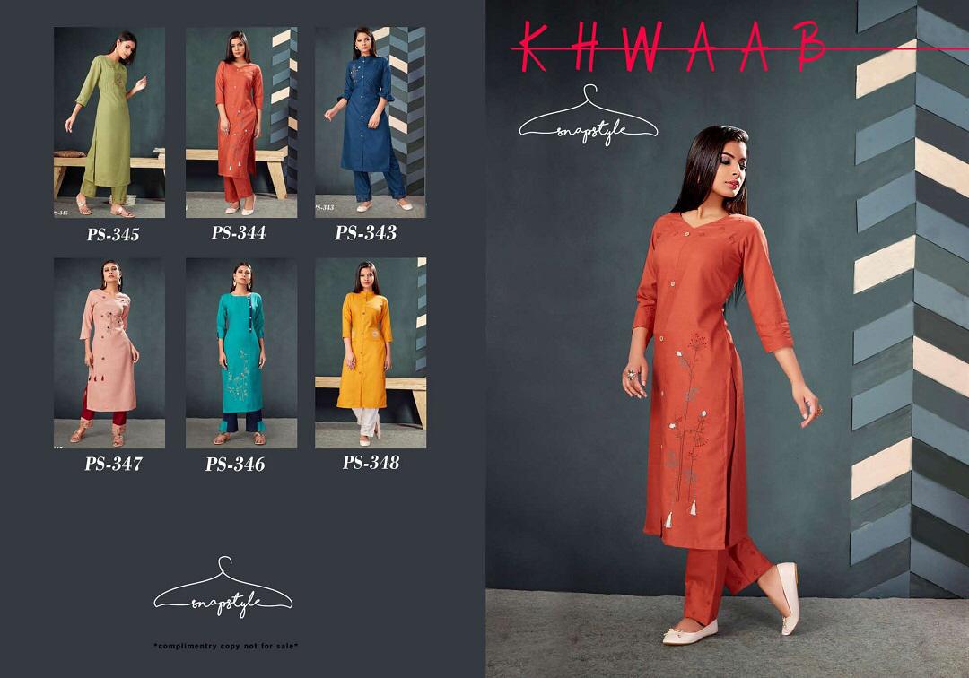 Khawaab By Snapstyle Kurtis With Bottom  Wholesale Supplier And Dealer Surat
