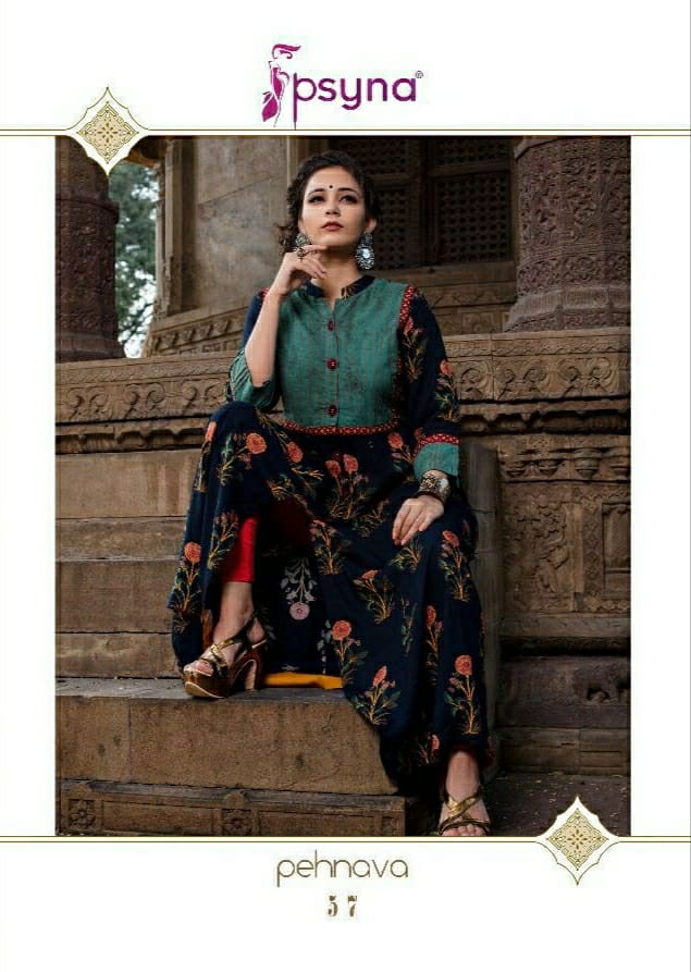 Pehenava Vol 5 By Psyna Kurtis Wholesale Dealer And Exporter India