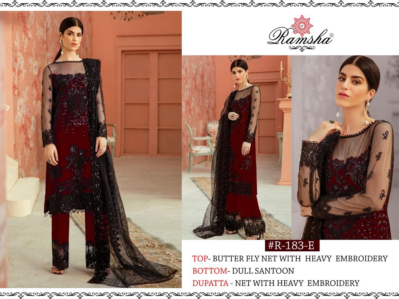 Ramsha R 183 Colour Nx Pakistani Suits Wholesale Supplier And Dealer Gujarat