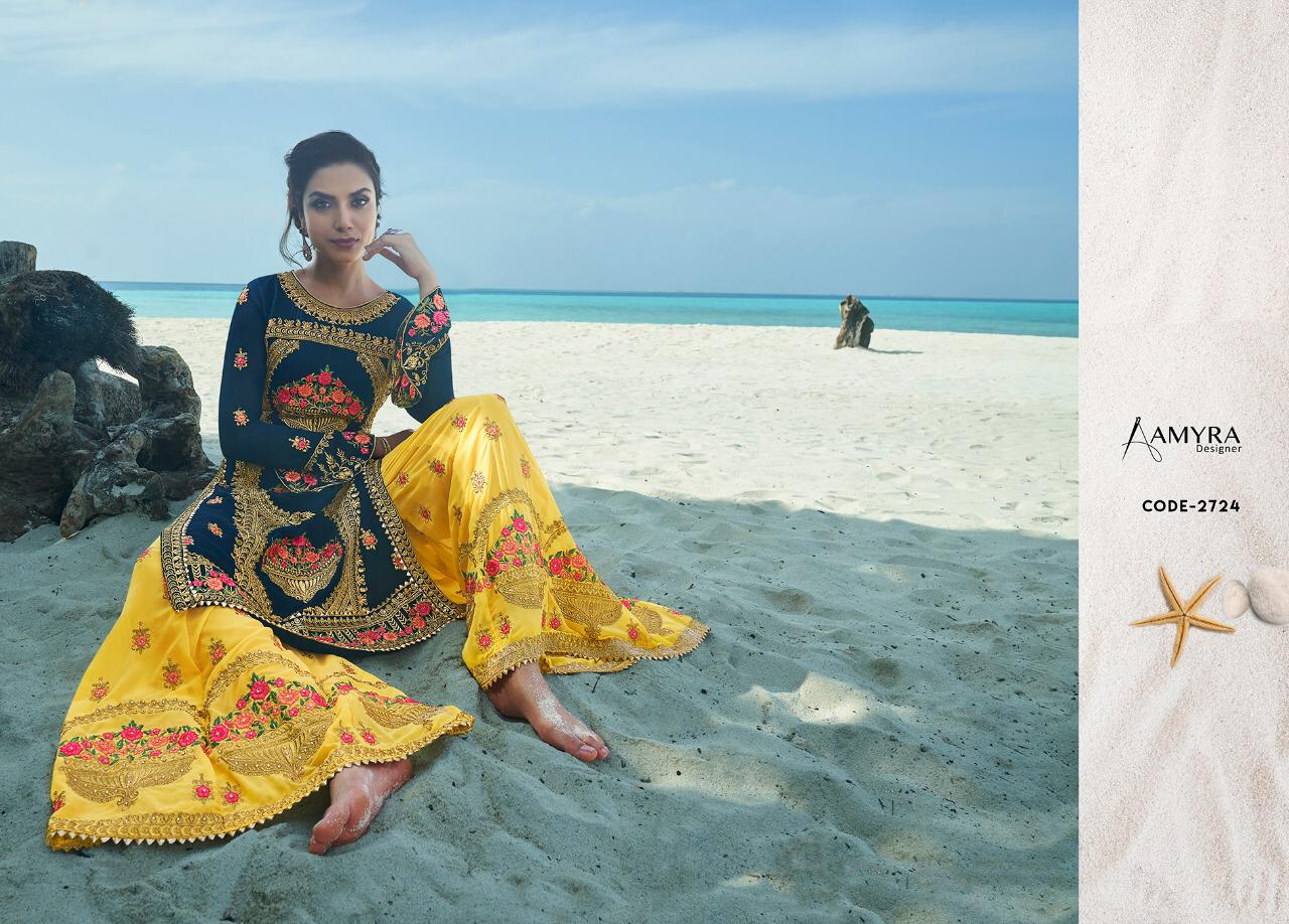 Kajra Vol 8 By Amyra Series 2721 Designer Party Wear Suits Wholesale Supplier Gujarat