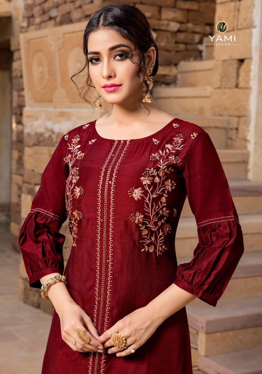 Reshami By Yami Fashion Designer Kurtis With Bottom  Wholesale Supplier And Dealer Surat